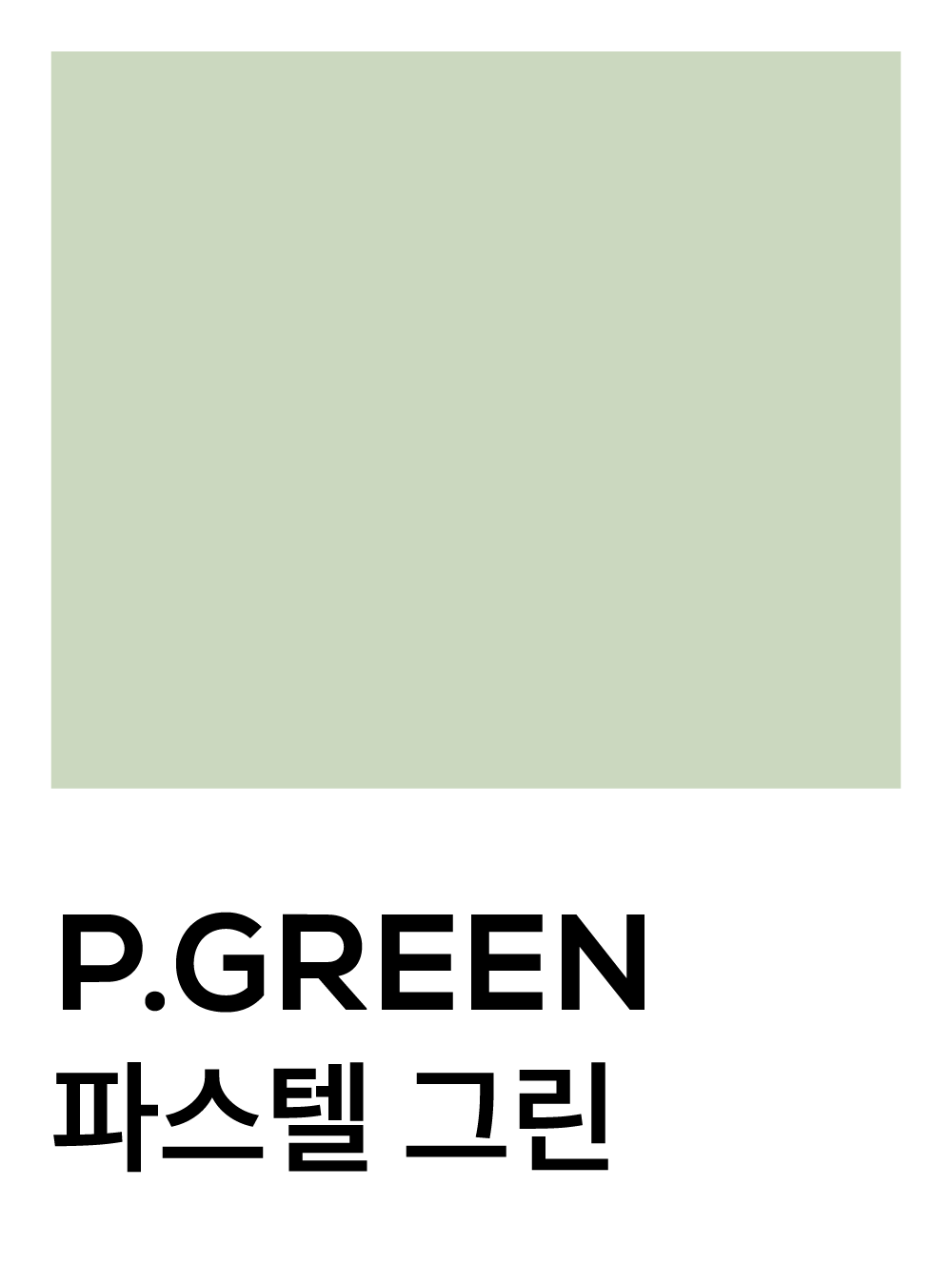 파스텔 그린